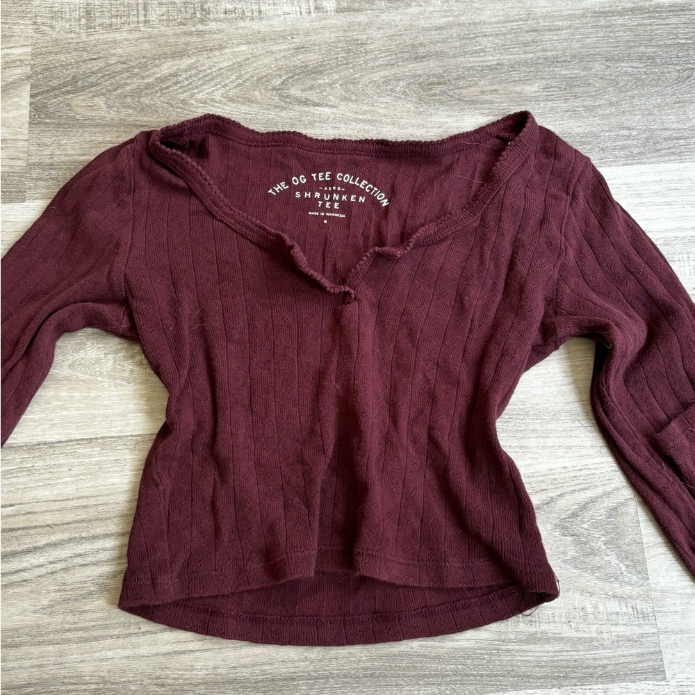 American eagle signature long sleeve